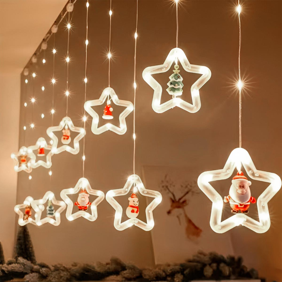 SET de Luces NAVIDEÑAS en Tendencia 8 modos diferentes