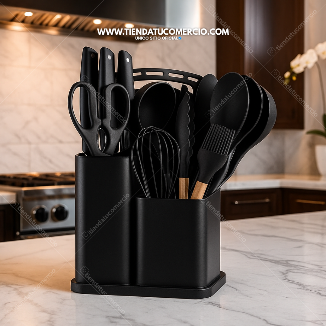 Set de 19 utensilios de cocina I calidad superior