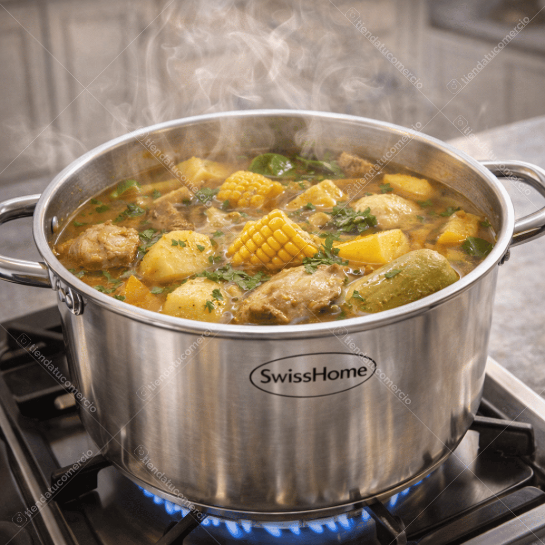 SWISSHOME ELITE™ — Juego de Ollas Acero Quirúrgico