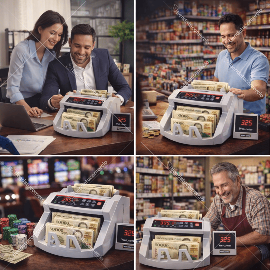 CASHMASTER PRO™ — Contadora Profesional Multimoneda 900/min