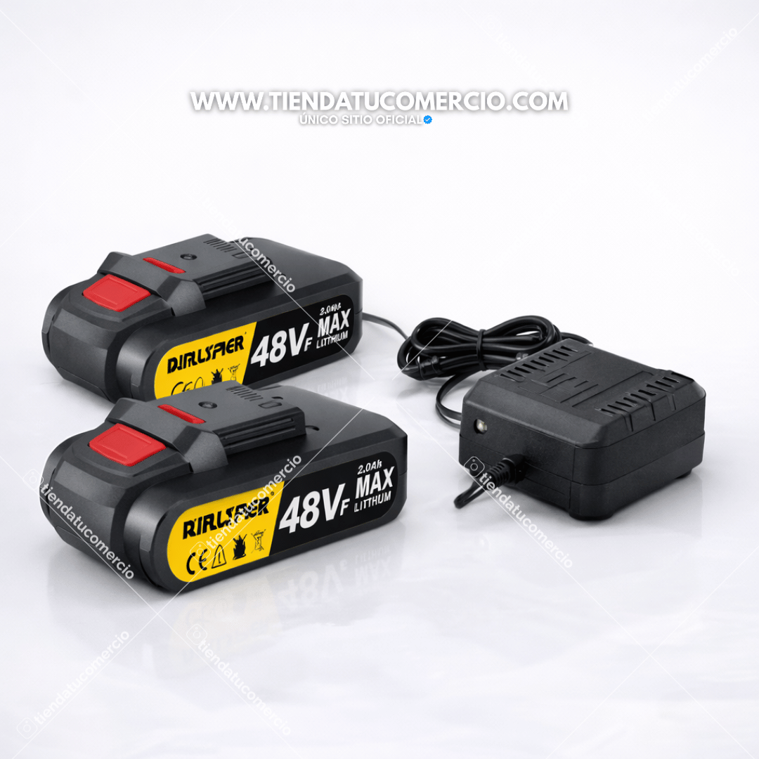 DRILLMASTER PRO™ 48V - Kit Profesional de Taladro Inalámbrico