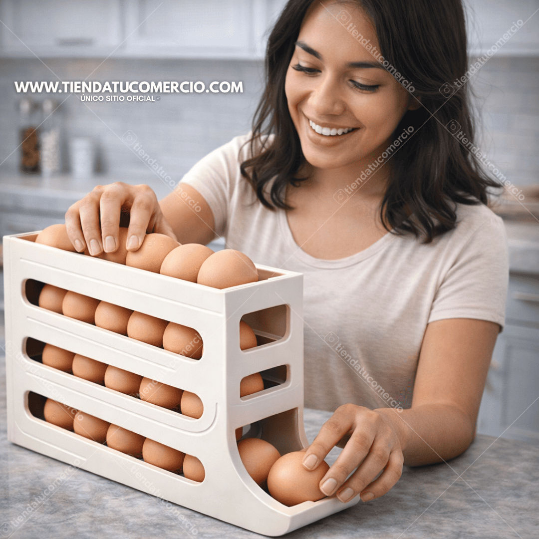 Organizador y Dispensador Automático de Huevos 25-30