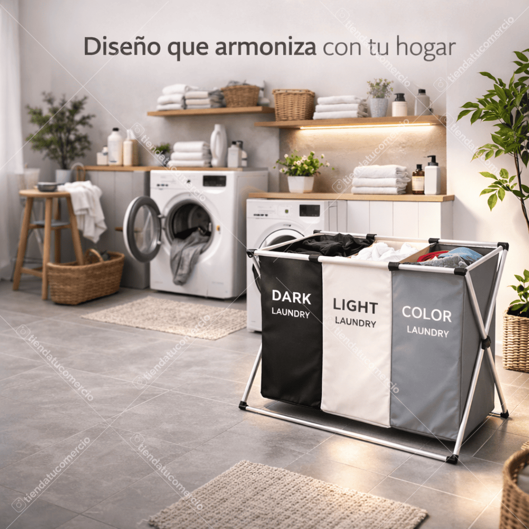 LaundryLux™ — Organizador de Lavandería Resistente