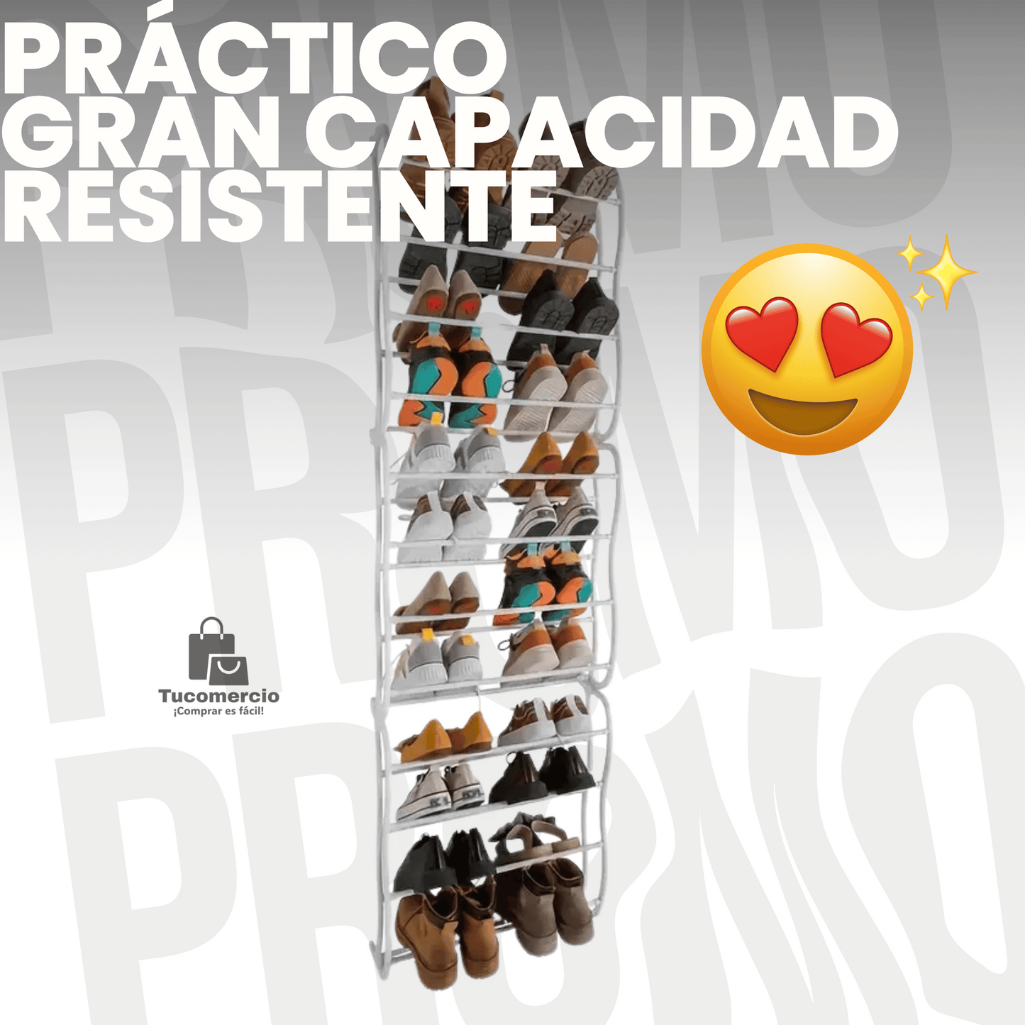 Zapatero Puerta/Pared capacidad 30-36 Pares