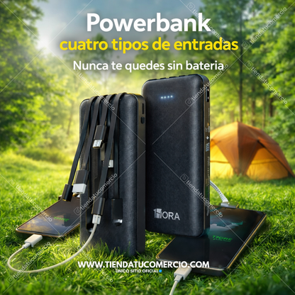 Super Power Bank 4 entradas full dispositivos