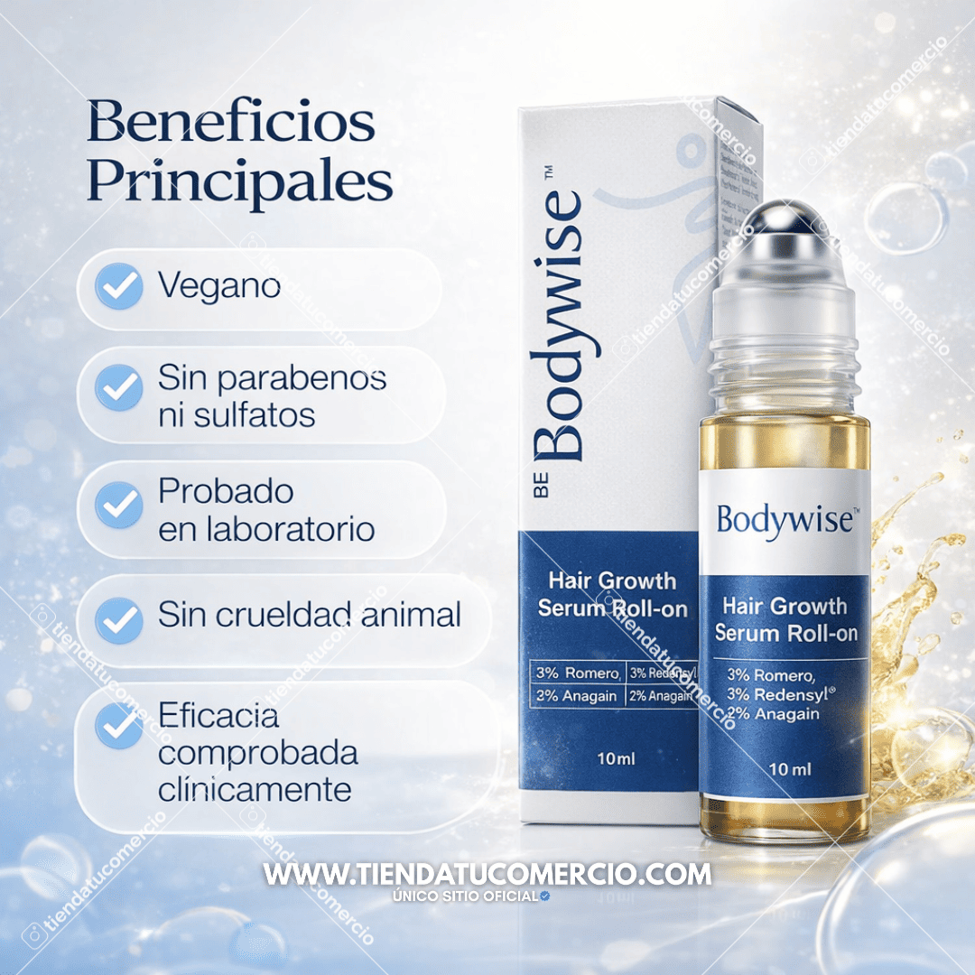 Serum Activador de Crecimiento Capilar & Barba – Be Bodywise 10ML
