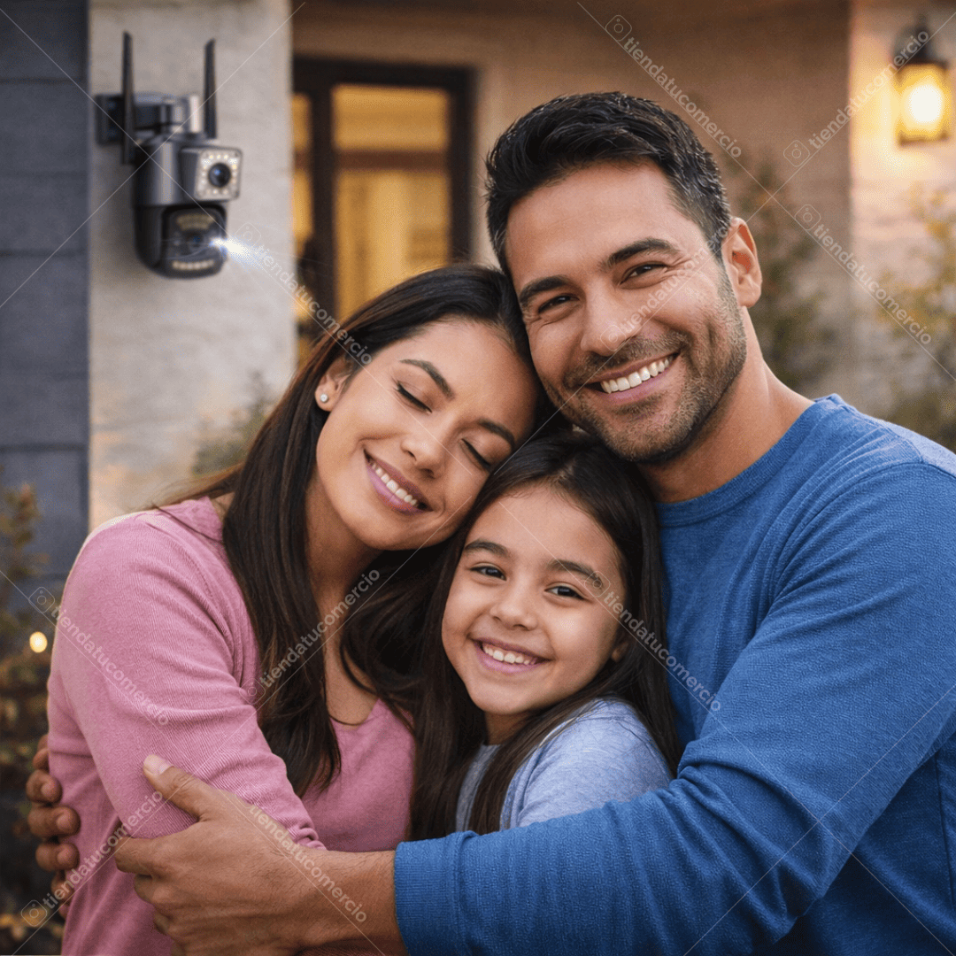 Cámara de Seguridad Inteligente Doble Lente 360° Pro