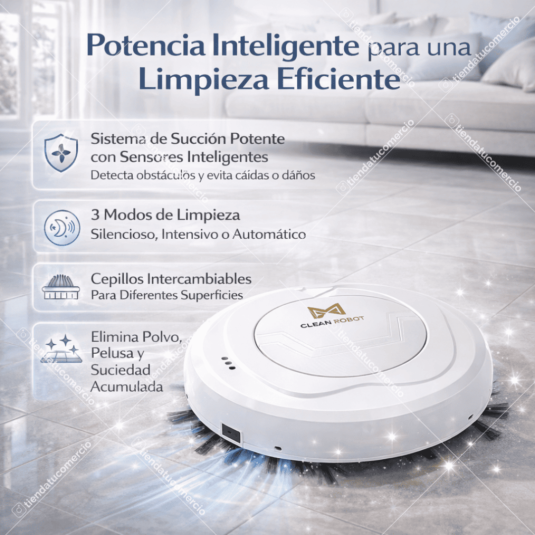 SMARTCLEAN BOT™ —  Robot de Limpieza Automática