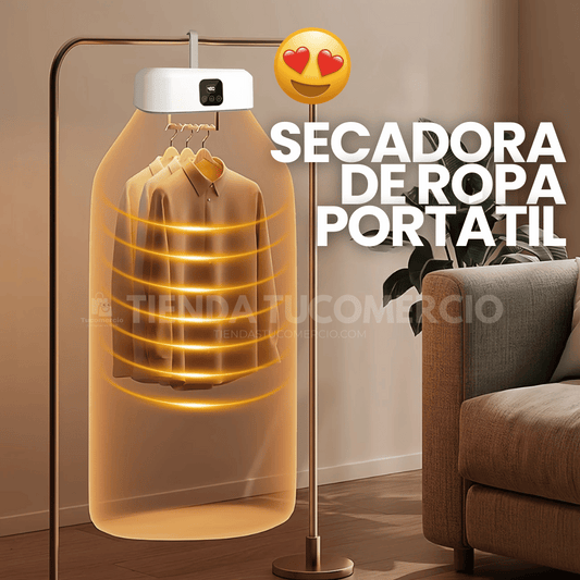 Secadora de ropa portátil Secado 3D 2 Velocidades + función UV