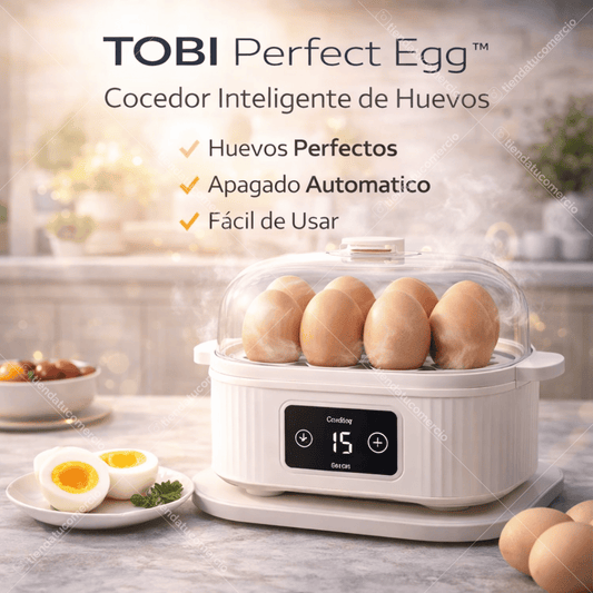 TOBI Perfect Egg™ - Cocedor Inteligente de Huevos