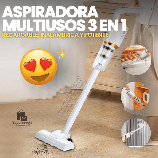 Rebeca: Aspiradora Multifuncional 3 en 1 inalambrica