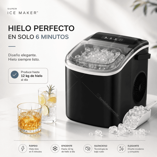 SUPER ICE MAKER™ - Maquina de hielo portatil