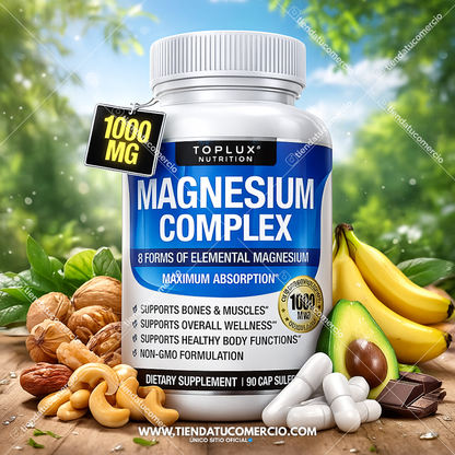 Magnesium Complex: magnesio 8 en 1 fórmula comprobada