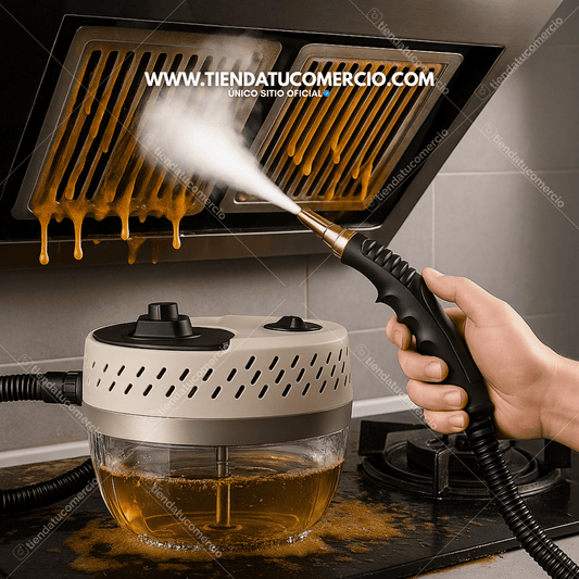 Super limpiador a vapor portatil