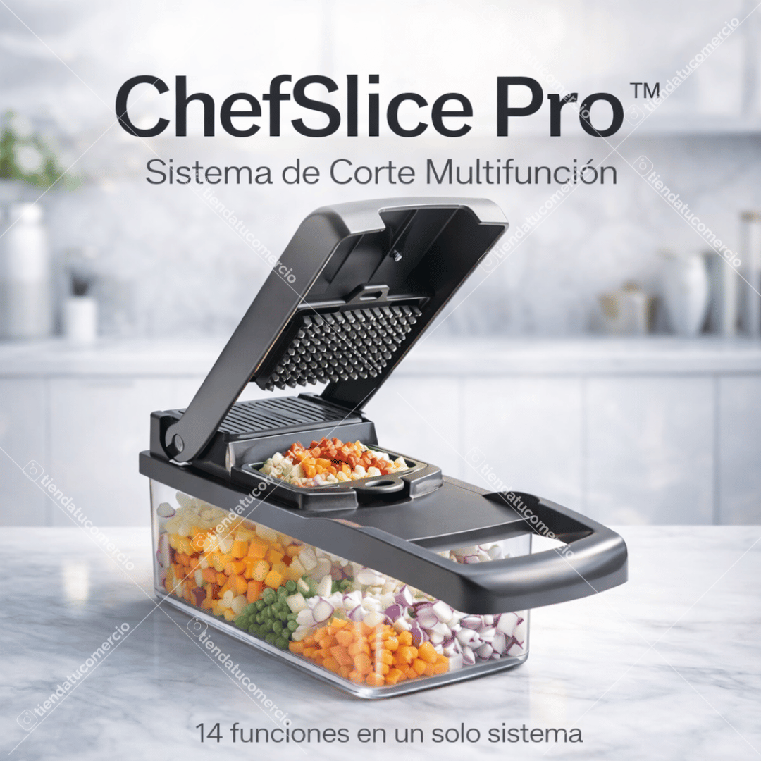 CHEFSLICE PRO™ - Sistema Profesional de Corte Multifunción