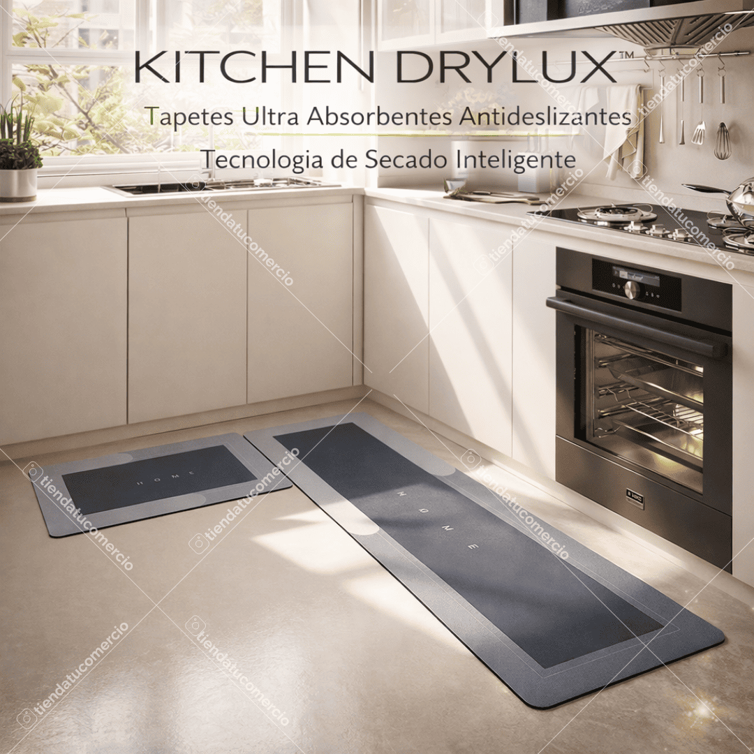 KITCHEN DRYLUX™ — Tapetes Ultra Absorbentes Antideslizantes