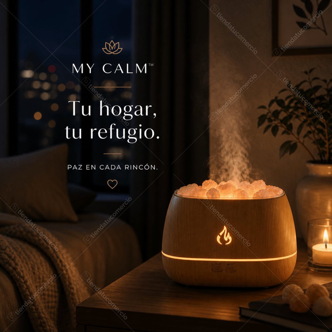 MY CALM ™ - Humidificador con piedras de sal