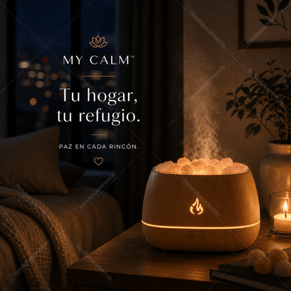 MY CALM ™ - Humidificador con piedras de sal