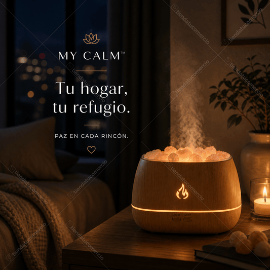 MY CALM ™ - Humidificador con piedras de sal