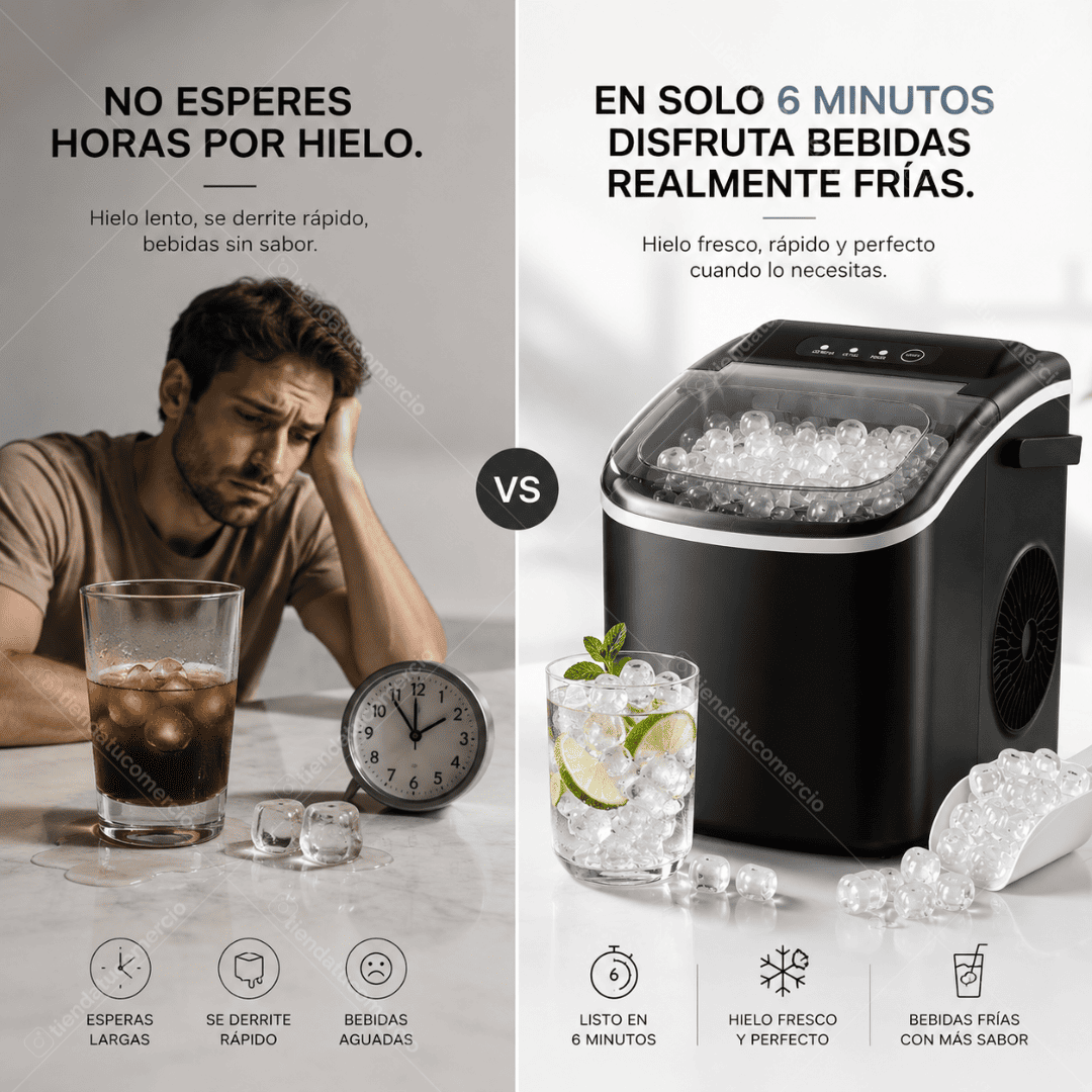 SUPER ICE MAKER™ - Maquina de hielo portatil