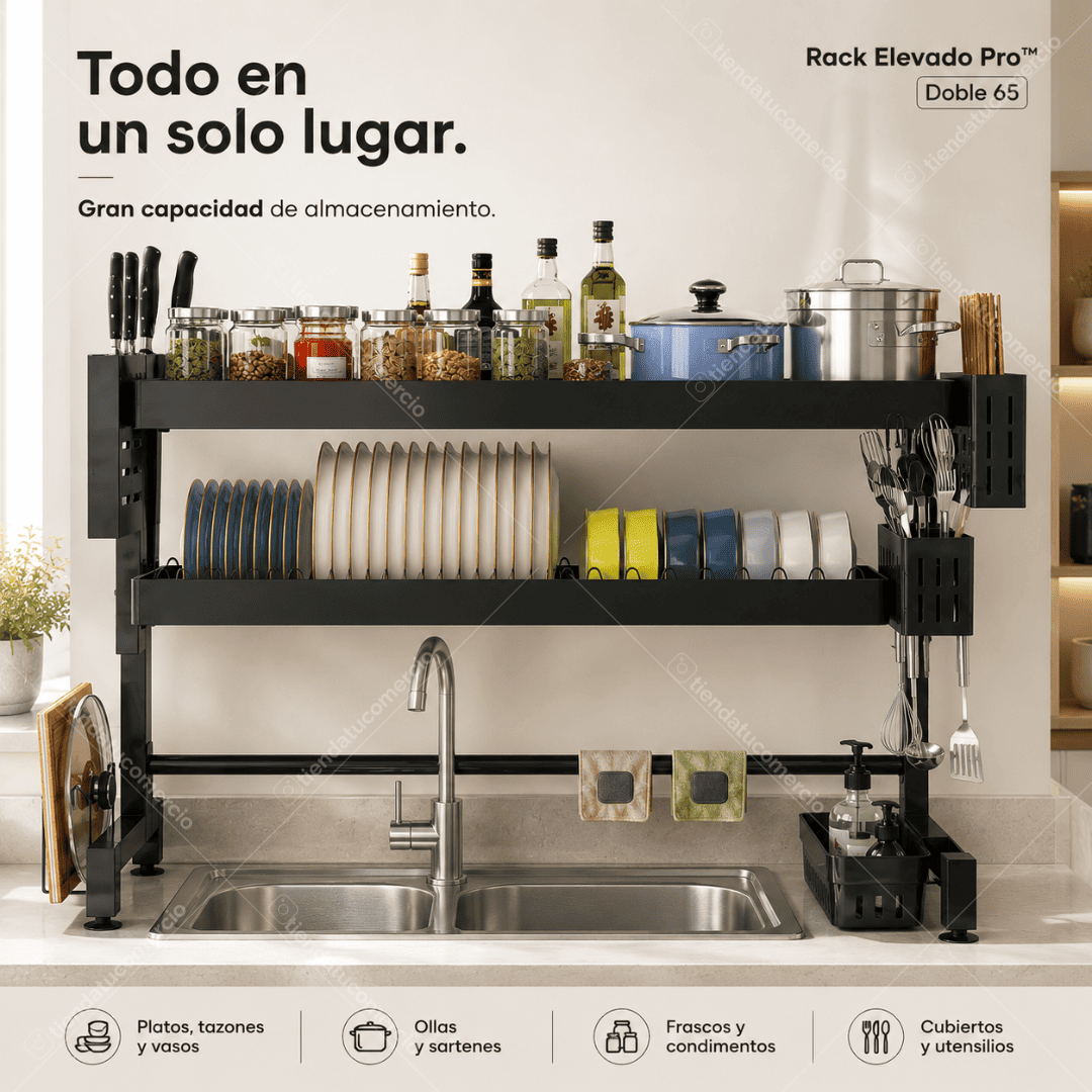 Rack Elevado Pro™ Doble 65