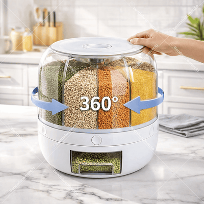 Dispenlux™ — Organizador Circular para Alimentos Secos