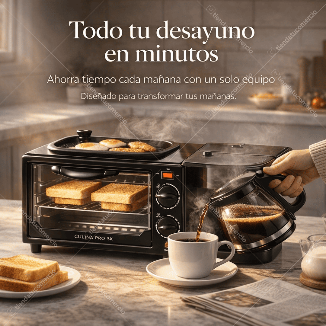 CULINA PRO 3X™ — Horno Inteligente Multifunción