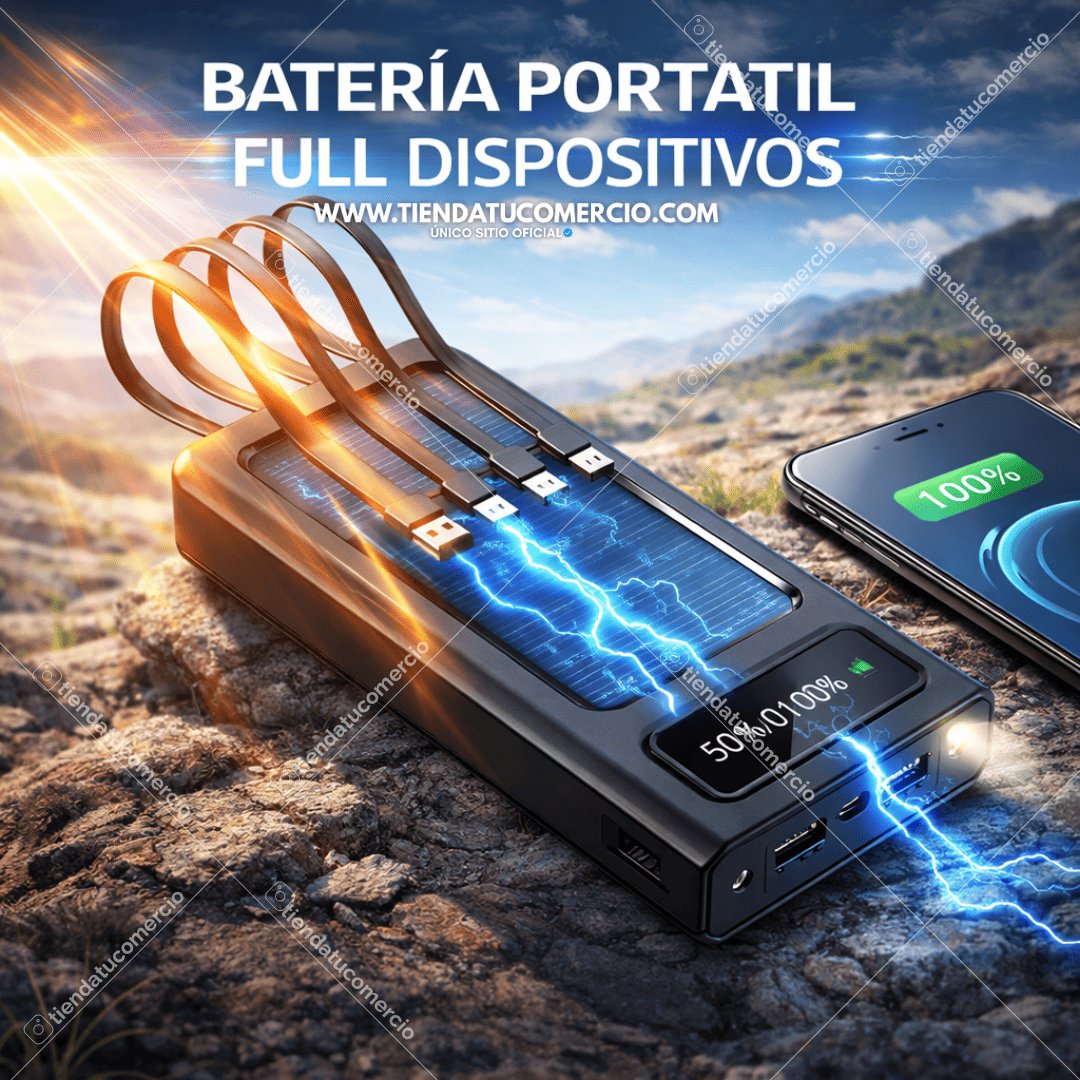 POWERHUB X4™ — Batería Portátil de Carga Rápida Universal