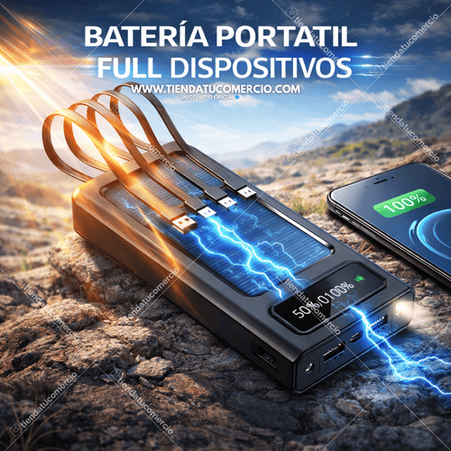 POWERHUB X4™ — Batería Portátil de Carga Rápida Universal