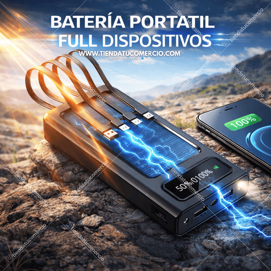 POWERHUB X4™ — Batería Portátil de Carga Rápida Universal