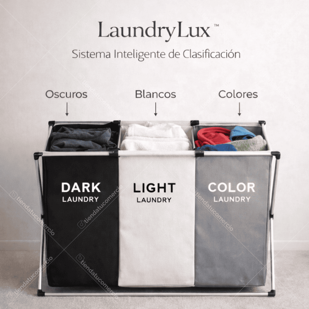 LaundryLux™ — Organizador de Lavandería Resistente