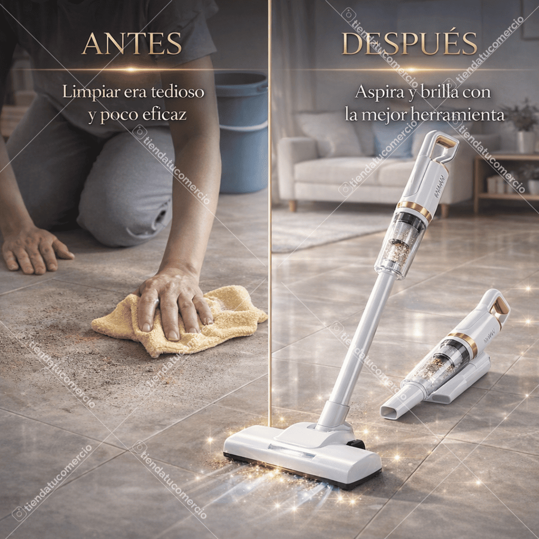 LUMINA VAC™ — Aspiradora Vertical Inteligente