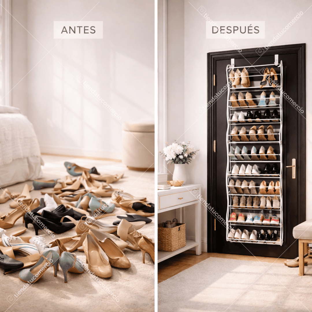 Zapatero Puerta/Pared capacidad 30-36 Pares