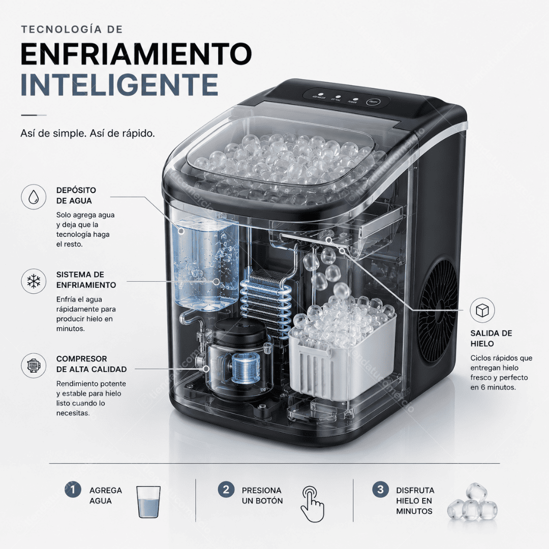 SUPER ICE MAKER™ - Maquina de hielo portatil