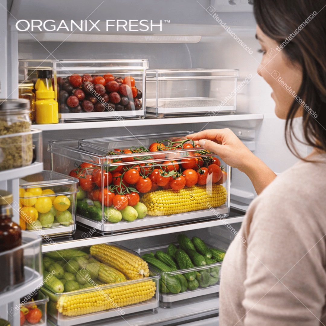 ORGANIX FRESH™ — Sistema de Organización con Drenaje inteligente x7
