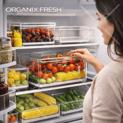 ORGANIX FRESH™ — Sistema de Organización con Drenaje inteligente x7
