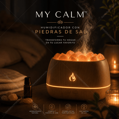 MY CALM ™ - Humidificador con piedras de sal