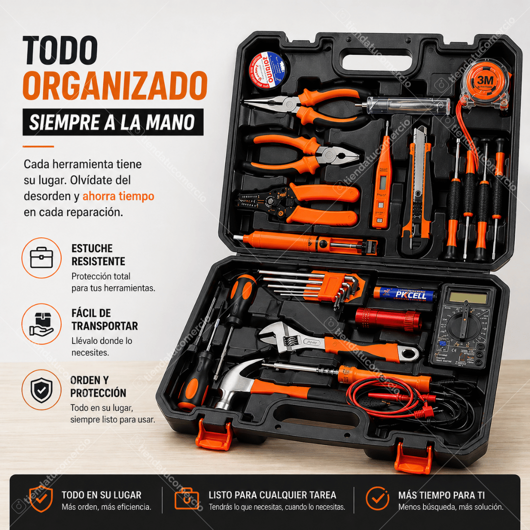 DRILL MAX™ – Kit 50 Piezas de Herramientas