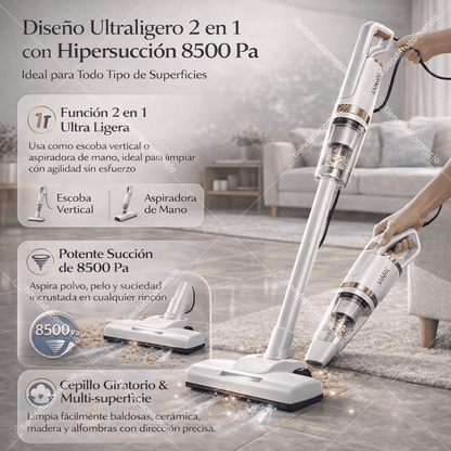 LUMINA VAC™ — Aspiradora Vertical Inteligente