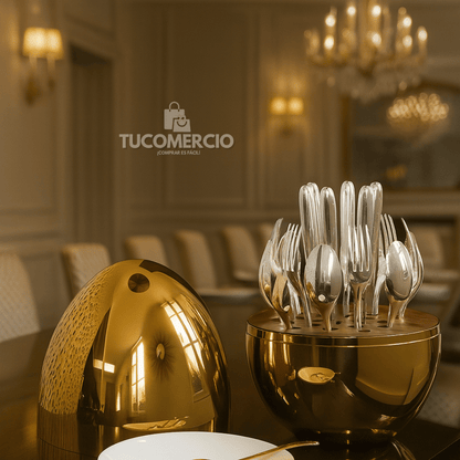 Set de cubiertos en Acero Inoxidable 24 PIEZAS