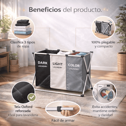LaundryLux™ — Organizador de Lavandería Resistente