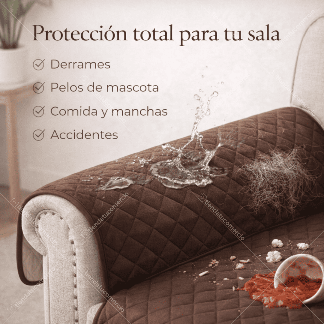 Sofalux™ — Protector Reversible para Sofá 3 Puestos