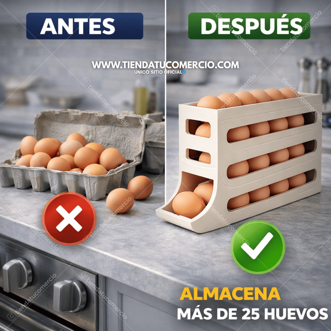 Organizador y Dispensador Automático de Huevos 25-30