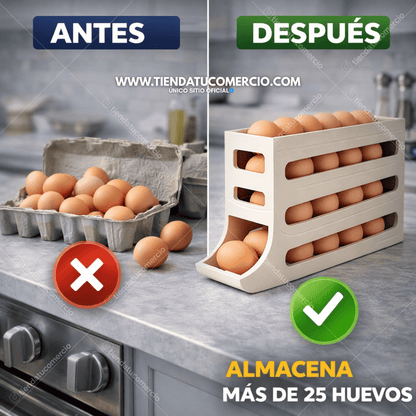 Organizador y Dispensador Automático de Huevos 25-30