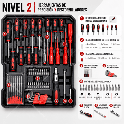 SUPER BAG™ - Maleta de herramientas +800 piezas