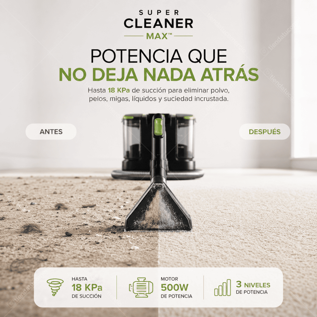 SUPER CLEANER MAX™ - Potente aspiradora 2 en 1