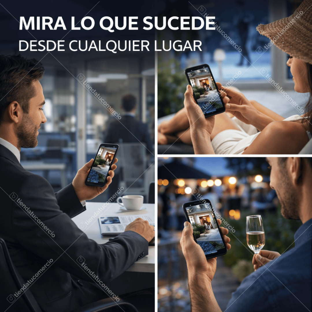 Cámara de Seguridad Inteligente Doble Lente 360° Pro