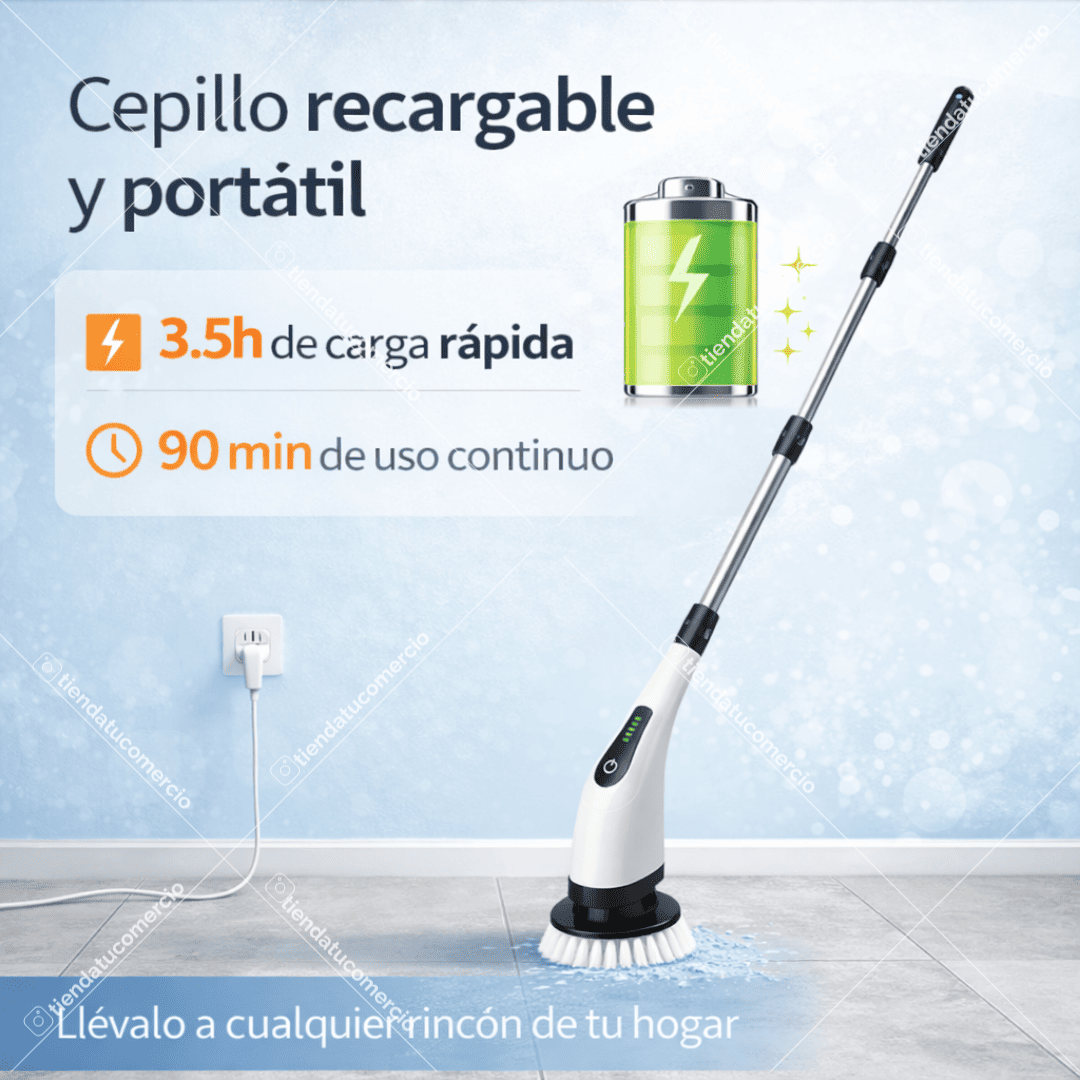 Cepillo limpiador extensible 9 en 1 Inalambrico