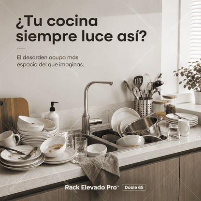 Rack Elevado Pro™ Doble 65