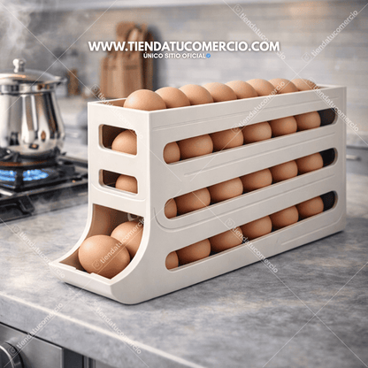 Organizador y Dispensador Automático de Huevos 25-30